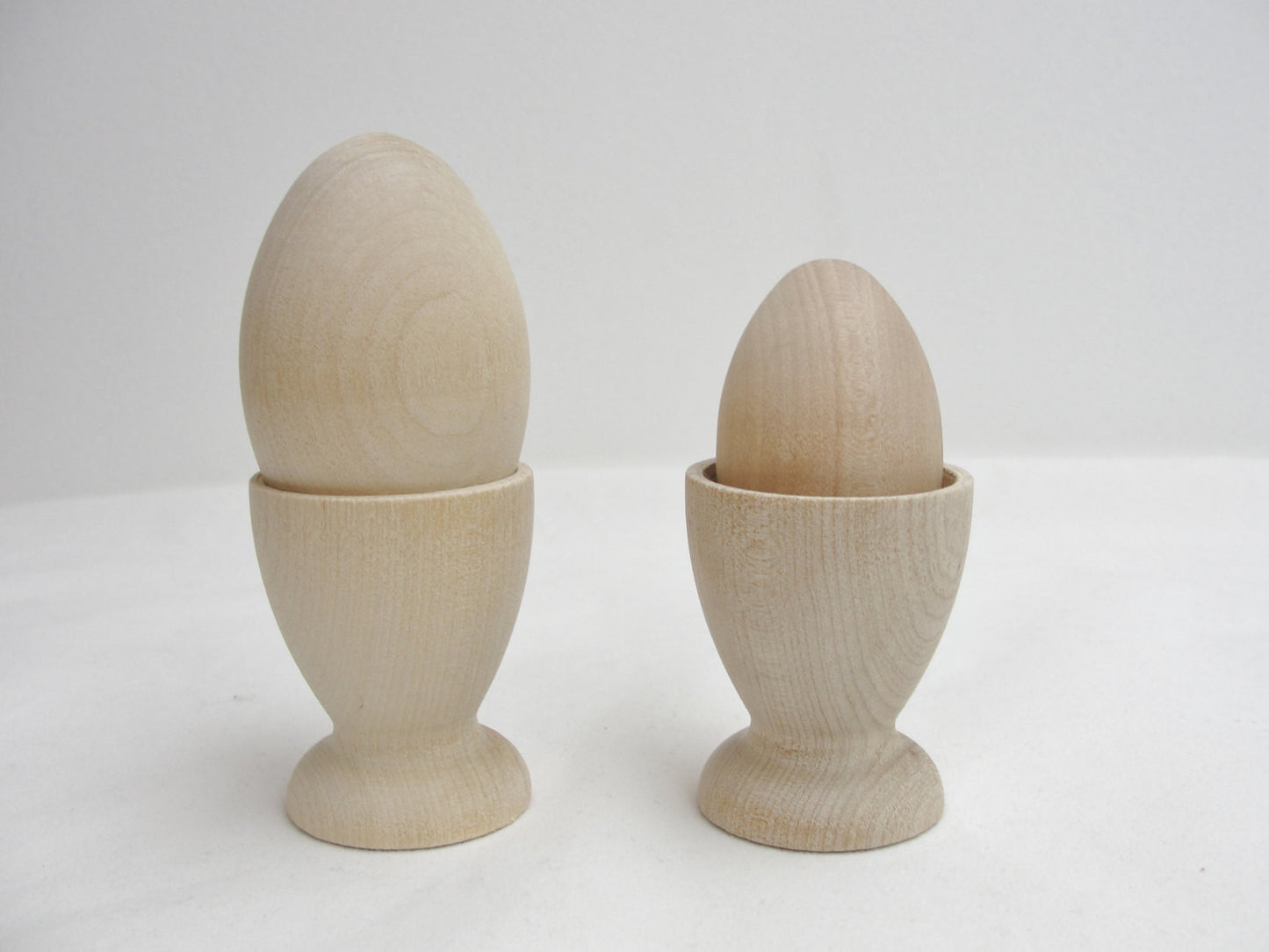 Wooden egg cup set of 5 - Wood parts - Craft Supply House