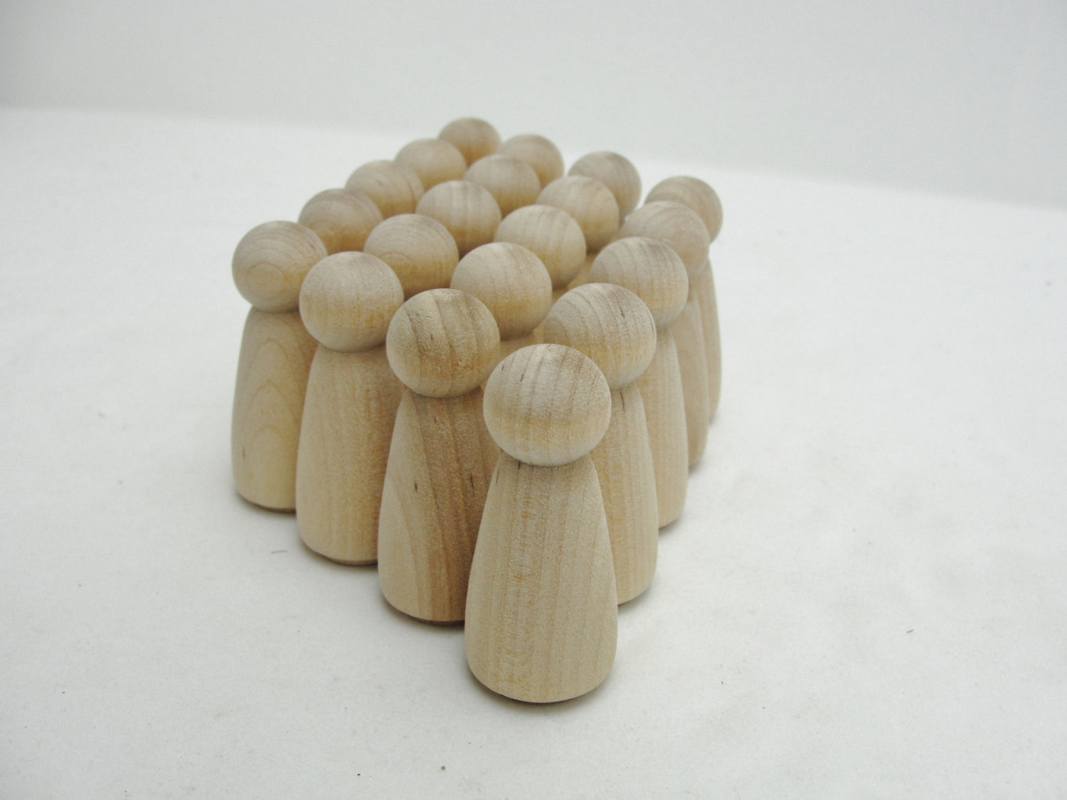 Wooden peg people lady - Wood parts - Craft Supply House