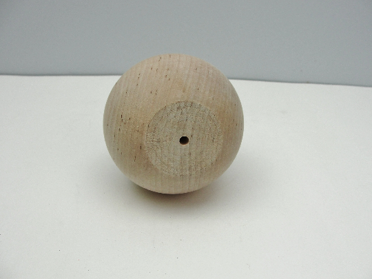 3" wooden ball knob